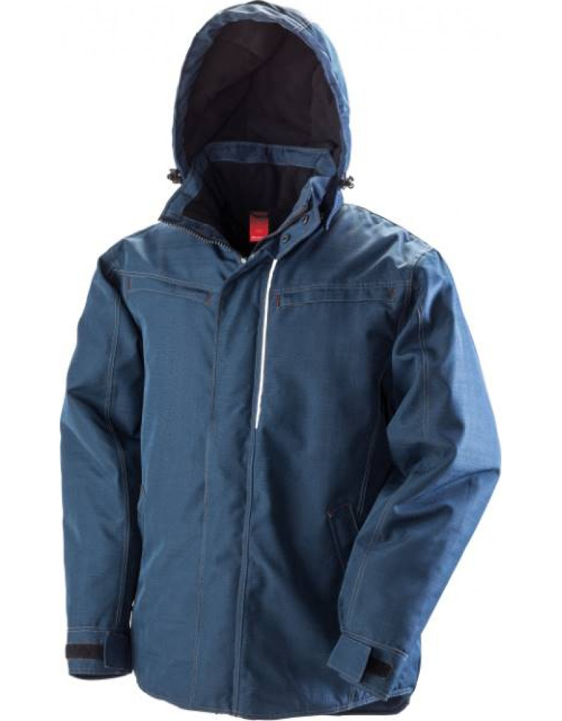 Jachetă de lucru cu structură din denim